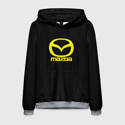 Толстовка-худи мужская Mazda yellow, цвет: 3D-меланж