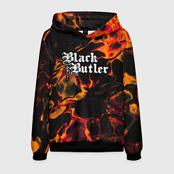 Толстовка-худи мужская Black Butler red lava, цвет: 3D-черный