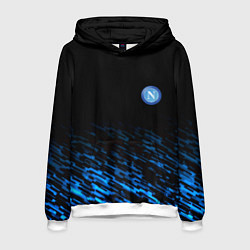 Толстовка-худи мужская Napoli fc club texture, цвет: 3D-белый