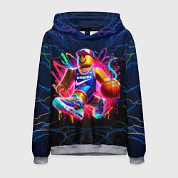 Толстовка-худи мужская Roblox баскетболист, цвет: 3D-меланж