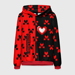 Толстовка-худи мужская Minecraft games, цвет: 3D-красный