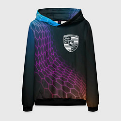 Мужская толстовка Porsche neon hexagon