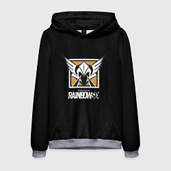 Толстовка-худи мужская Радуга юбисофт, цвет: 3D-меланж