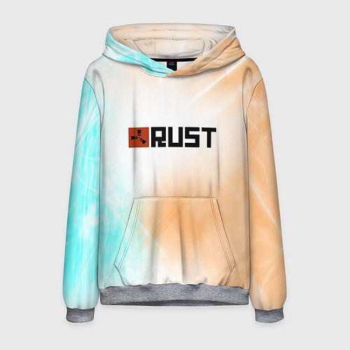 Мужская толстовка RUST gradient / 3D-Меланж – фото 1