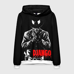 Толстовка-худи мужская Джанго - Джейми Фокс, цвет: 3D-белый
