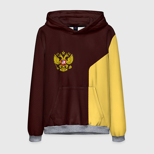 Мужская толстовка Россия ретро стиль / 3D-Меланж – фото 1