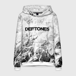 Толстовка-худи мужская Deftones white graphite, цвет: 3D-белый