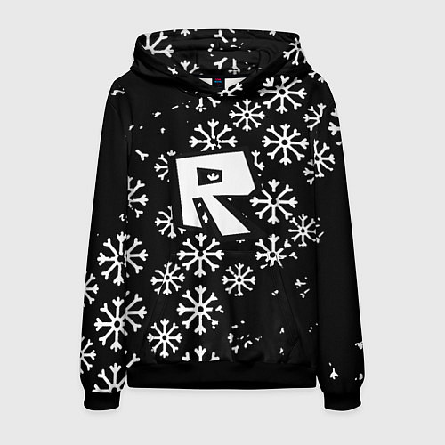 Мужская толстовка Roblox winter / 3D-Черный – фото 1