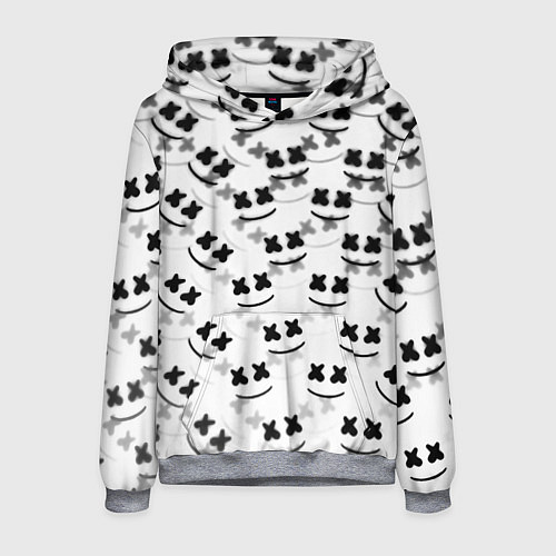 Мужская толстовка Marshmello dj pattern / 3D-Меланж – фото 1