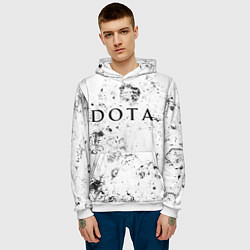 Толстовка-худи мужская Dota dirty ice, цвет: 3D-белый — фото 2