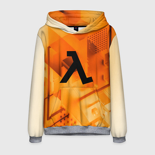 Мужская толстовка Half life rusty steel / 3D-Меланж – фото 1