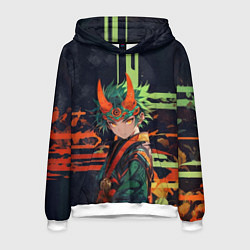 Толстовка-худи мужская Юный Они, цвет: 3D-белый