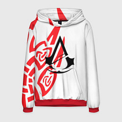 Толстовка-худи мужская Assassins Creed wild, цвет: 3D-красный