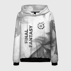Толстовка-худи мужская Final Fantasy - white gradient вертикально, цвет: 3D-черный