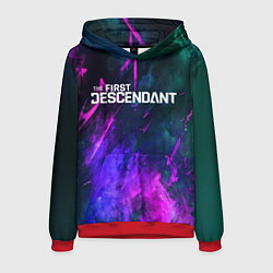 Толстовка-худи мужская Texture - The First Descendant, цвет: 3D-красный