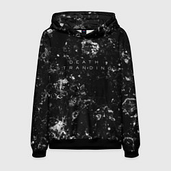 Толстовка-худи мужская Death Stranding black ice, цвет: 3D-черный