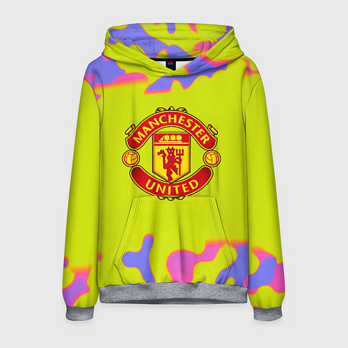 Мужская толстовка Манчестер Юнайтед камуфляж / 3D-Меланж – фото 1