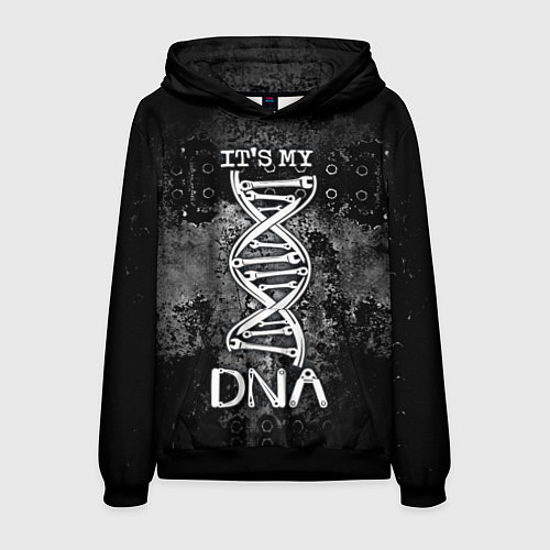 Мужская толстовка Its my DNA / 3D-Черный – фото 1