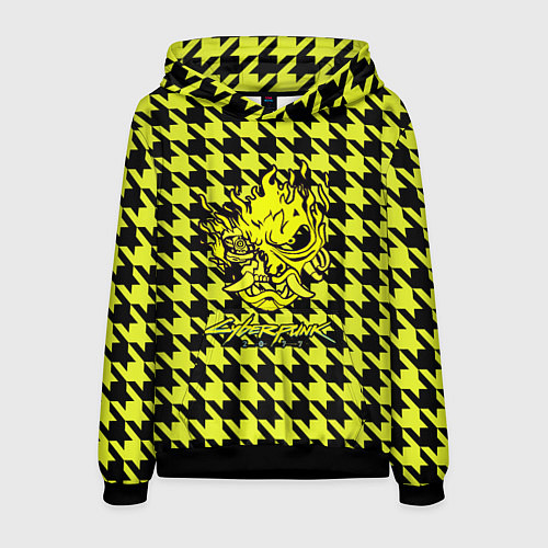 Мужская толстовка Cyberpunk 2077 pattern / 3D-Черный – фото 1