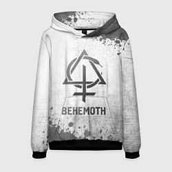 Толстовка-худи мужская Behemoth - white gradient, цвет: 3D-черный