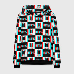 Мужская толстовка BTS glitch pattern