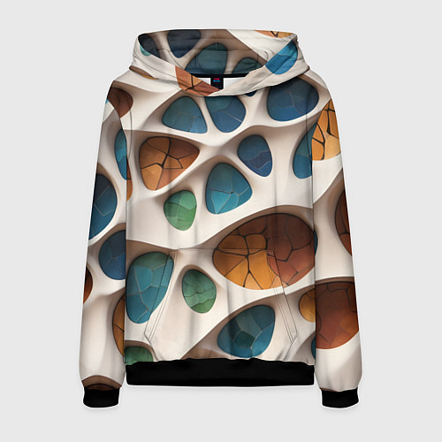 Мужская толстовка Вдохновлено Антонио Гауди / 3D-Черный – фото 1