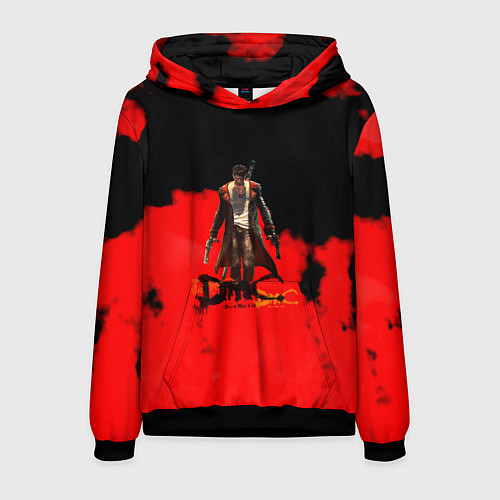 Мужская толстовка Devil May Cry Dante краски / 3D-Черный – фото 1