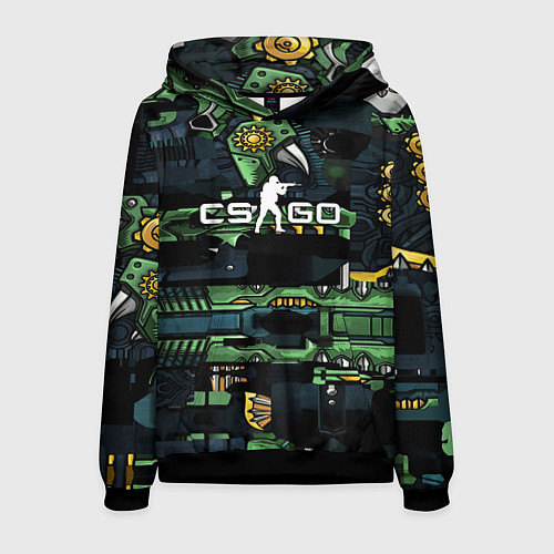 Мужская толстовка Counter strike gamer / 3D-Черный – фото 1