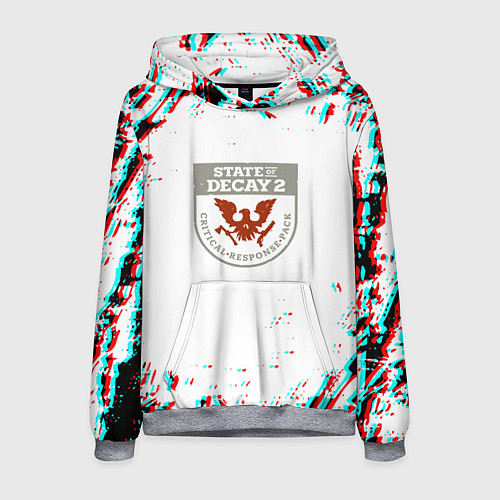 Мужская толстовка State of decay краски / 3D-Меланж – фото 1