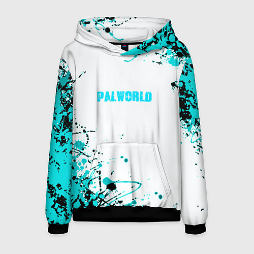 Мужская толстовка Palworld краски / 3D-Черный – фото 1
