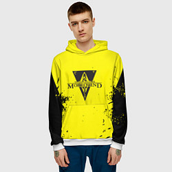 Толстовка-худи мужская The Elder Scrolls 3, цвет: 3D-белый — фото 2