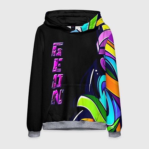 Мужская толстовка Geon Enduro graffitti / 3D-Меланж – фото 1