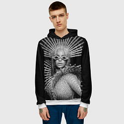 Толстовка-худи мужская Beyonce R&B, цвет: 3D-белый — фото 2
