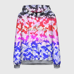Толстовка-худи мужская Warframe камуфляж, цвет: 3D-меланж
