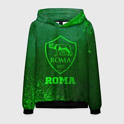 Толстовка-худи мужская Roma - green gradient, цвет: 3D-черный