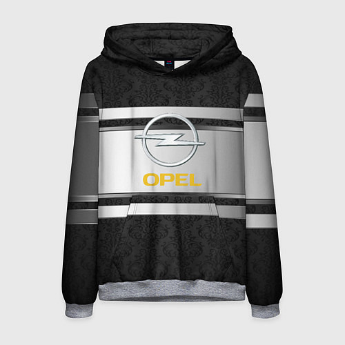 Мужская толстовка Opel узоры метал / 3D-Меланж – фото 1