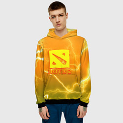 Толстовка-худи мужская DOTA storm, цвет: 3D-черный — фото 2