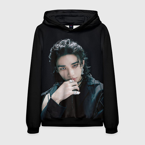 Мужская толстовка Stray Kids Hyunjin Giant concept / 3D-Черный – фото 1