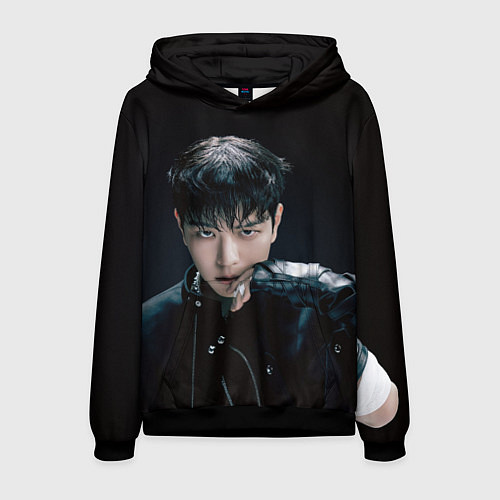 Мужская толстовка Stray Kids Seungmin Giant concept / 3D-Черный – фото 1