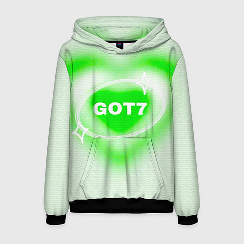 Мужская толстовка Got7 сердце / 3D-Черный – фото 1