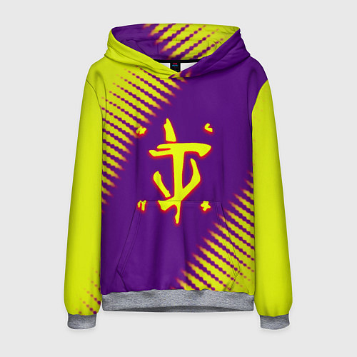 Мужская толстовка Doom абстракция / 3D-Меланж – фото 1