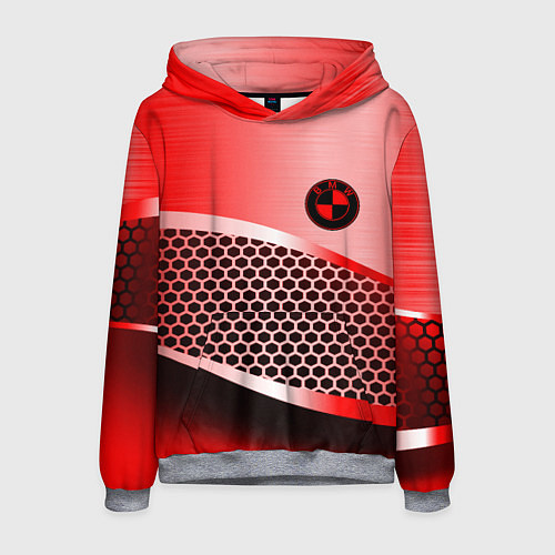 Мужская толстовка BMW carbon texture / 3D-Меланж – фото 1