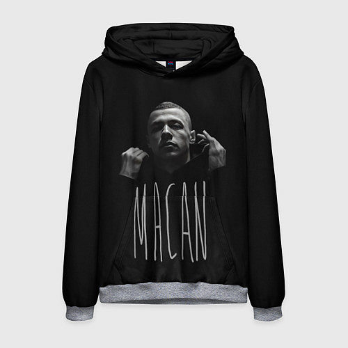 Мужская толстовка Rap - Macan / 3D-Меланж – фото 1