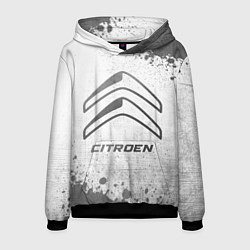 Толстовка-худи мужская Citroen - white gradient, цвет: 3D-черный