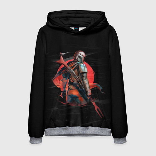 Мужская толстовка Дин Джарин - Мандалорец / 3D-Меланж – фото 1