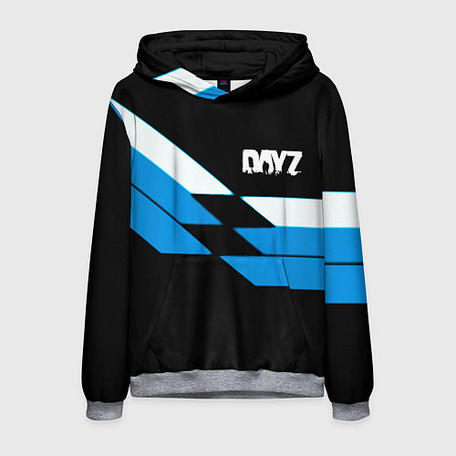 Мужская толстовка Dayz geometry steel / 3D-Меланж – фото 1