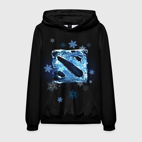 Мужская толстовка Dota 2 - ice / 3D-Черный – фото 1