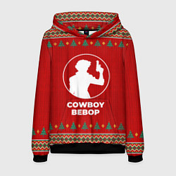Толстовка-худи мужская Cowboy Bebop new year, цвет: 3D-черный