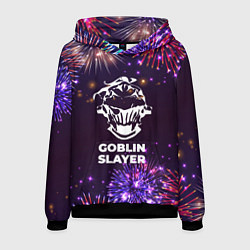 Толстовка-худи мужская Праздничный Goblin Slayer, цвет: 3D-черный