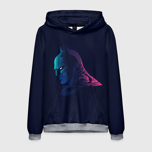 Мужская толстовка Batman gradient / 3D-Меланж – фото 1